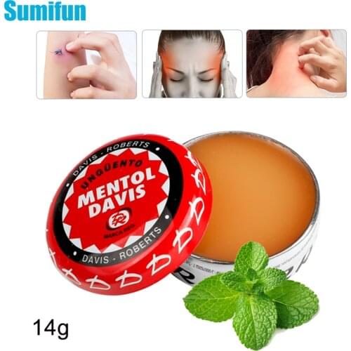 14g Mint Cooling Oil Plant Essential Oil Relieve Headache Vomiting Mosquito Bites Anti-Itch Refresh Sickness Muscle Aches Cream