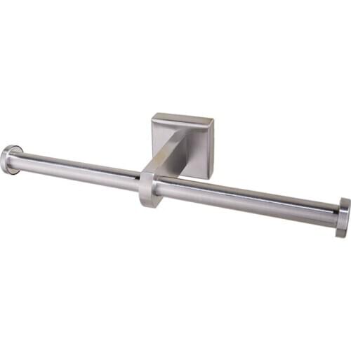 304 stainless steel paper towel holder toilet roll holder toilet creative punch double toilet paper holder