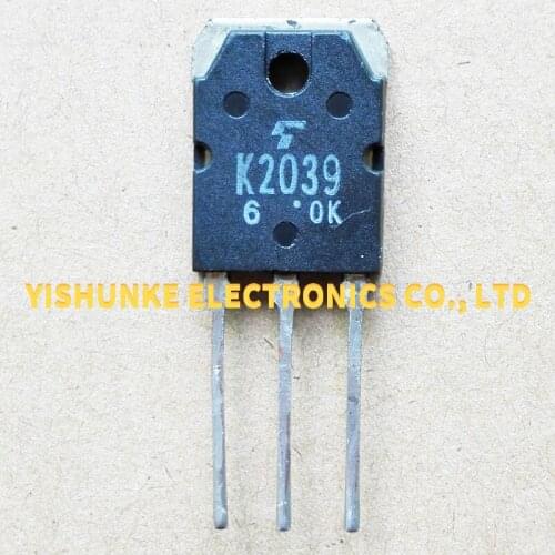 5PCS K2039 2SK2039 TO-3P MOSFET TRANSISTOR 5A 900V