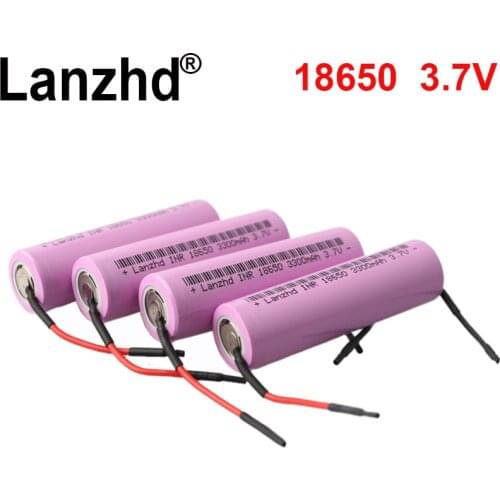 1-10PCS 18650 Battery 3.7V For samsung 18650 Rechargeable batteries 3300mAh for LED light,scooter,lighting products,backup power