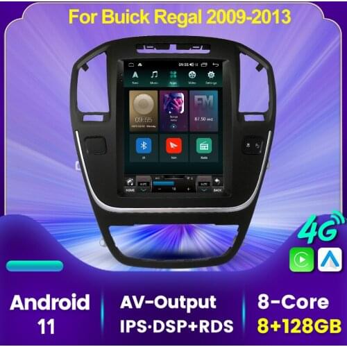 9.7inch Vertical Screen Android 11 6+128G Car Radio Multimedia player for Opel Insignia Buick Regal 2008-2013 4GLTE carplay DSP