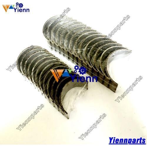 DB58TI DB58TIS DB58 Crankshaft mian Conrod Bearing Set For DOOSAN Daewoo S140 S180WV DH150LC-7 DH220LC-7 DH225LC-7 Repair Parts