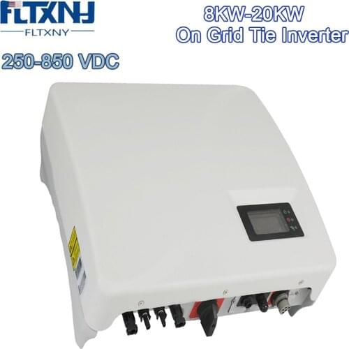 China Factory Grid Tie Solar Power Inverter 8kw 10kw 15kw 20kw Input MPPT 10000W On Grid Inverte for Solar Power Panels Wifi DC