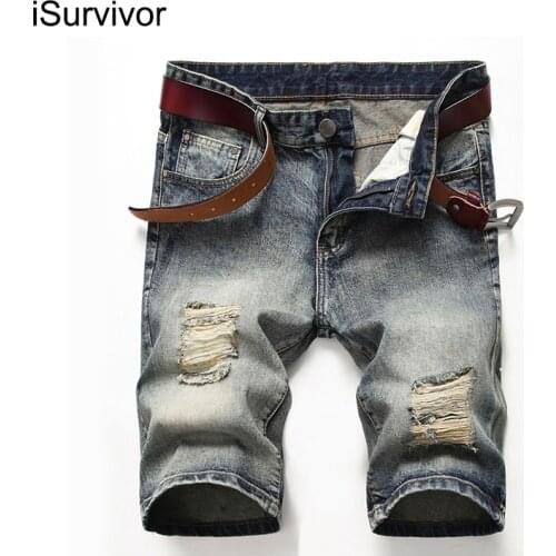 iSurvivor Men's Denim Shorts