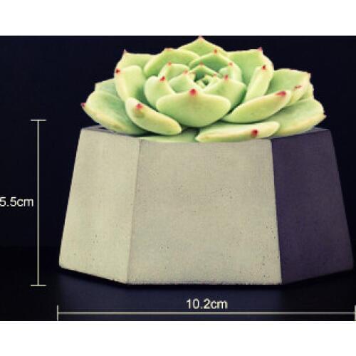 Classical Garden Landscape Plants Cement Pot Mold Diy Ceramic Pen Container Flowerpot Vase Making Silicone Molds