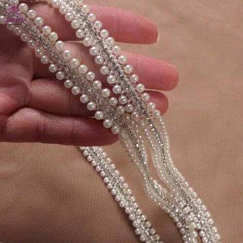 La Belleza beaded lace trim, 1.5cm width lace