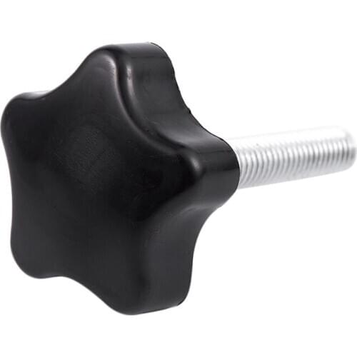 M8 x 40mm Screws Star head Wing screw Clamp knob handle black