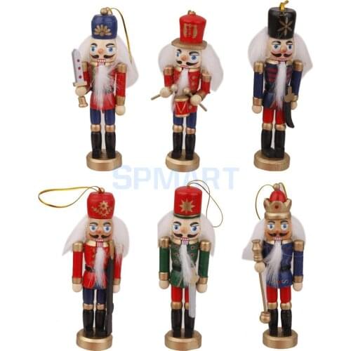 Set 6pcs Wooden Nutcracker 12cm