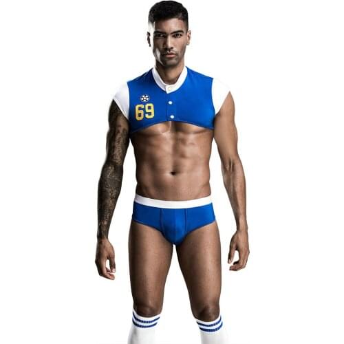 New arrival Men Sexy Lingerie Super Hero Cosplay Costumes Sports Men Costume Fancy Clubwear Adult Men Party Outfits