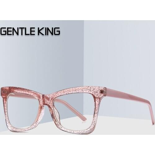 GENTLE KING Frame Men & Women Computer Games Polygon Goggles Eyeglasses Optical Frame Metal Anti Blue Light Blocking Glasses