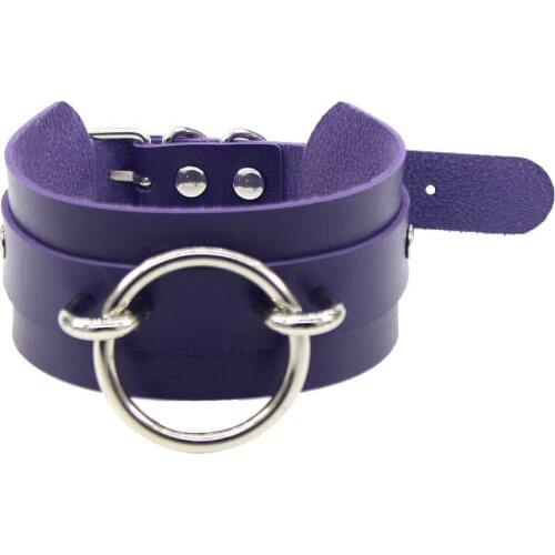 Street Dance Street Shooting Nightclub Wild O-shape Exaggerated spiked black nail necklace collar nightclub bar punk style rivet