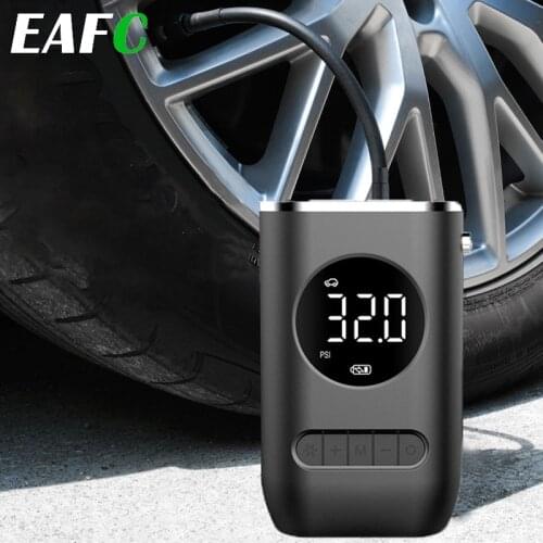 Portable Electric Air Compressor Wireless Inflator Pump Smart Digital Tire Pressure Detection For Car Bike Motorcycle Ball