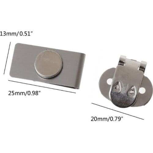 Practical Magnetic Tie Clip Invisible Elegant Mens Suit Jacket Stainless Steel Magnetic Lapel Pin Keep Necktie in Place T84A