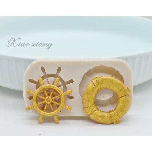 Rudder And Lifebuoy Shape Silicone Cake Molds For Baking Fondant Chocolate Mould Cake Decorating Tools Accessories For Kitchen
