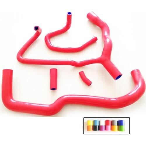 5pcs Silicone Radiator Hose FOR PEUGEOT 306/406 2.0L 16V EW10 1995-2004