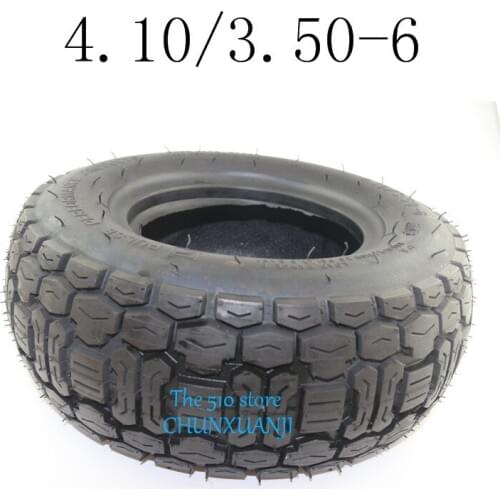 Scooter vacuum Tires 6"Lawn Mower/Snow&MudTyre 4.10/3.50-6 mobility scooter tubeless tyre without inner tuber ATV refit motorcy