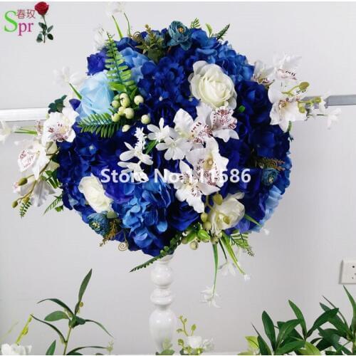 SPR new 40cm 4pcs/lot artificial wedding table centerpiece flower ball wedding road lead flowers wall backdrop decoration
