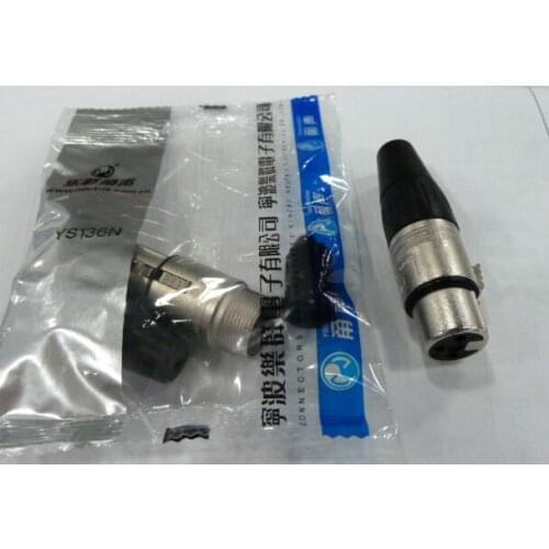 Stock 3P female Balanced XLR female head YS-136N Microphone YongSheng New and original