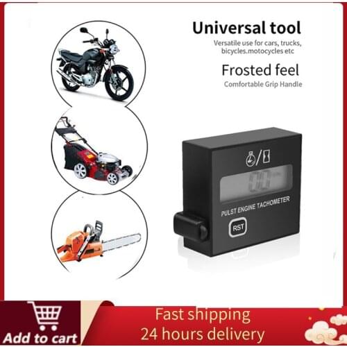 Chainsaw high tachometer gasoline engine lawn mower tachometer digital display inductive pulse speed tachometer