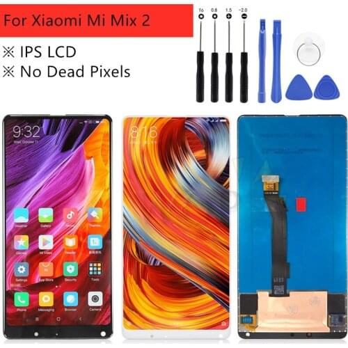 5.99" IPS lcd For Xiaomi Mi Mix 2 lcd display touch screen Digitizer Assembly screen Replacement LCD with frame Repair Parts