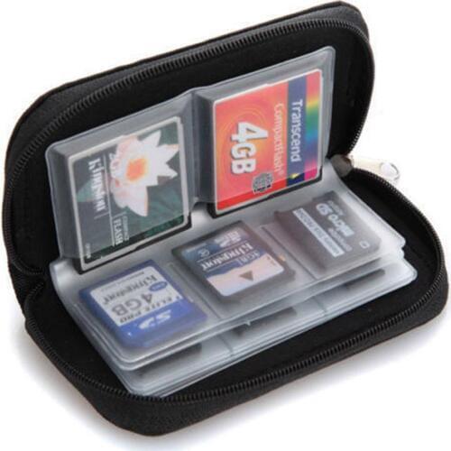 22 Slots CF SD XD MS Card Carrying Organizer Pouch Box Case Pocket Bag Holder