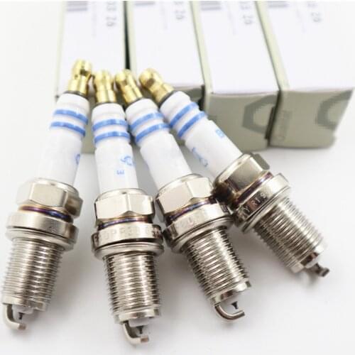4 6PCS OEM A004159190326 004159190325 F8DPP33 iridium Spark Plug For Benz W163 W208 W210 W211 W220