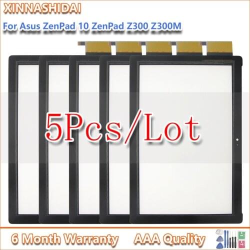 5pcs/lot For Asus Zenpad 10 Z300C Z300M Z301ML Z301MFL Z300 Universal Touch Screen Digitizer Panel Glass P023 P028 Without LCD