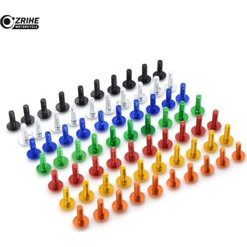 6MM CNC Motorcycle Accessories Fairing body work Bolts Screws 10 pcs For Yamaha YZFf-R1 R6 R15 R25 RS FZ1n FZ6n 6s FZ1000