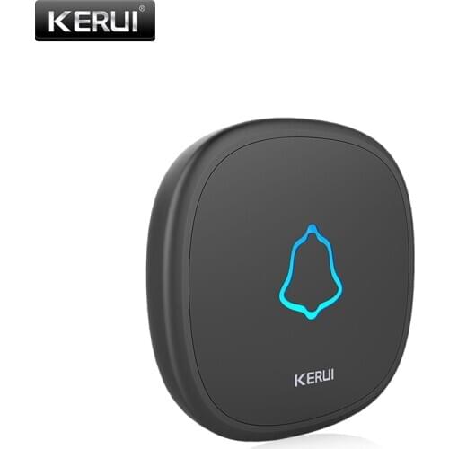 KERUI Doorbell button F52 Waterproof Wireless Touch Smart Receiver Home Gate Security Doorbell panic SOS Emergency button