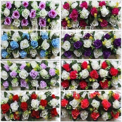 Hot sale Artificial Rose Arch Road Flowers Wedding props simulation bouquet silk flowers wedding arch flower wedding decoration