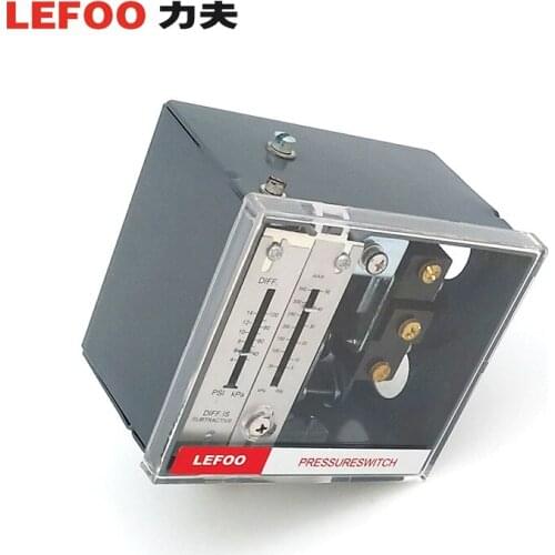 Boiler pressure controller, steam pressure control switch, differential pressure adjustable pressure switch, Dwyer alternative