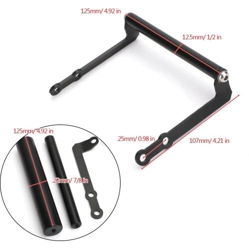 Areyourshop For Kawasaki KLZ1000 LT Versys 1000 Navigation Bracket Mount GPS Smartphone Holder Motorcycle windshield Bracket