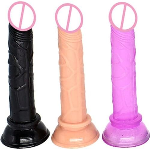 Small Mini Dildo Suction Cup Realistic Penis Anal Plug Adult Sex Toys For Women Men Masturbator Fake Dick Real Dildos