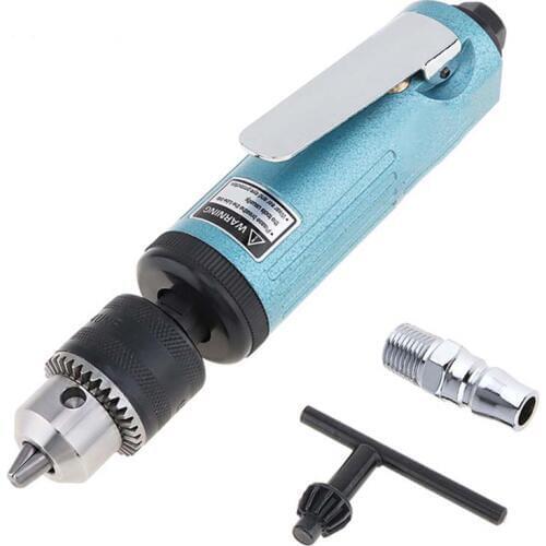 New Tr-5200 22000Rpm High Speed Straight Pneumatic Drill Machine With 1.5-10Mm Chuck For Drilling Grinding