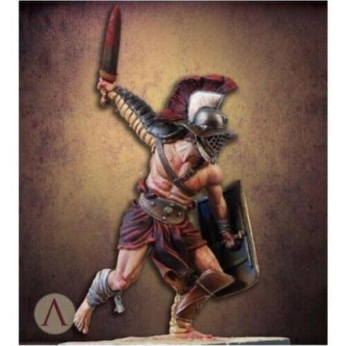 New Unassembled 1/24 75mm Blood and Sand Gladiator (2 head options) 75mm Resin Kit DIY Toys Unpainted resin model