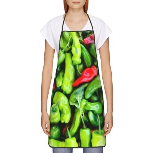 Vegetables (4) Kitchen oil resistant wreath Cookout kitchen apron restaurants for Women 72*52cm
