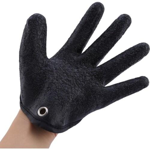 Fishing Catching Gloves Protect Hand From Puncture Scrapeswaterproof Magnet Release Professional Anti-Slip Latex Hunting Gloves