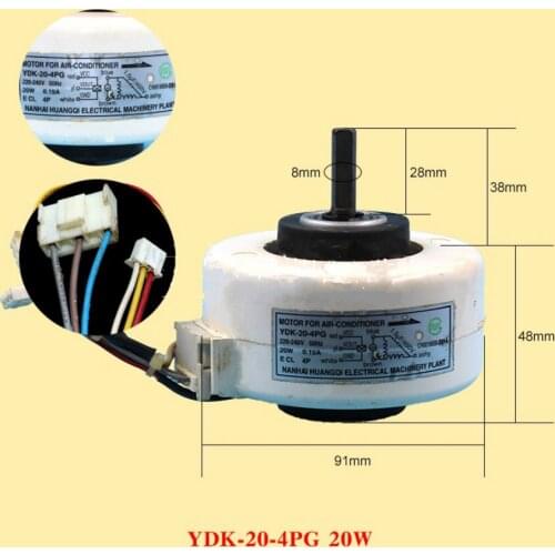 Suitable for Chigo Mitsubishi Heavy Industries Air Conditioner original brand new YDK-20-4PG motor inside fan motor 20W