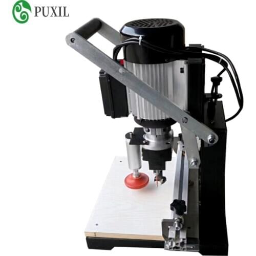 Semi-automatic drilling machine Woodworking hinge drill portable cutting machine three in one CNC multi-function lathe DIY tool
