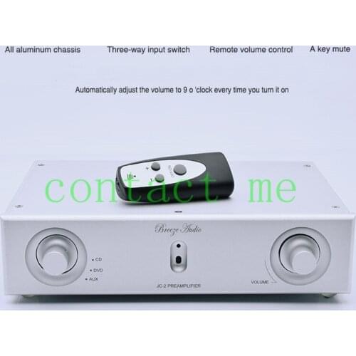 HW038B MBL6010D pre-amplifier, fever HIFI audio power amplifier pre-buffered amplifier tuning remote control