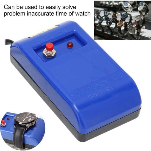 Watch Demagnetizer Professional Watch Repairing Degaussing Quartz Watch Electrical Demagnetize Tool for Watchmaker US Plug 110V