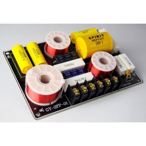 1pcs New 2 Way 2 Unit 150W Audio Speaker Frequency Divider Aplifier Crossover Filters