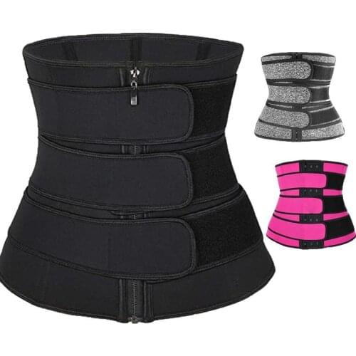 SEXY Corset And Waist Cincher Bustiers Top Breasted Workout Corselet Corsets And Bustiers Tops Zipper Lingerie Slimming Belt