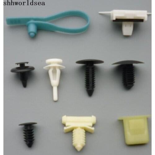 Shhworldsea 500pcs auto door moulding retainer windshield clip a bag retainer cable strap back glass moulding interior trim