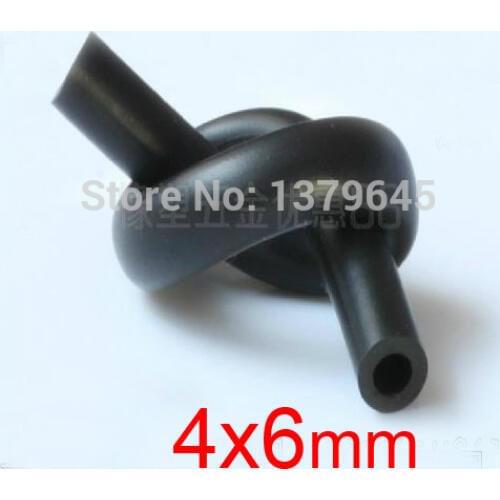 4x6mm 4mm ID 6mm OD FKM hose,Fluorine rubber tube, fluororubber FPM viton tube