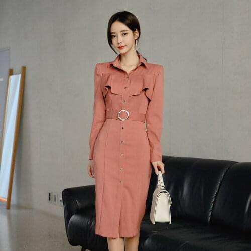 Spring Dress Blazer Women Black High Waist Bodycon Dress Long Sleeve Shrug Single Breasted Dress Elegant Office Ladies Vestidoes