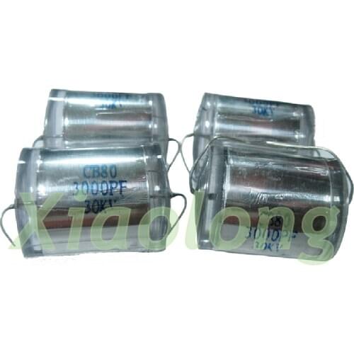 CB80 Axial Lead Polystyrene Film High Voltage Capacitor CB80-30KV-3000PF