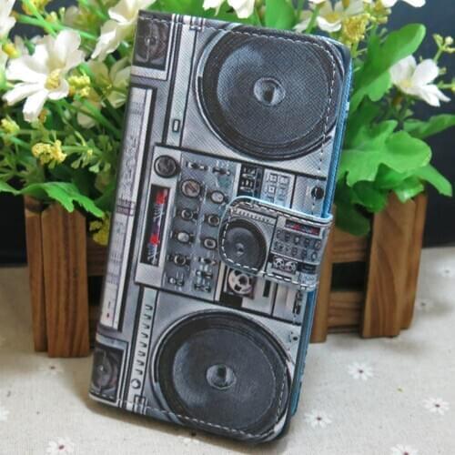 Tape Player Wallet Flip case for For LG K4 K7 K8 K10 2016 2017 2018 Q Stylo Stylus 3 4 Magna Spirit X Cam Mach Bello Zero Ray