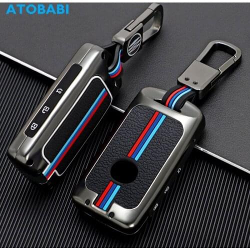 Zinc Alloy Car Key Case 3 Button Smart Remote Control Fobs Protector Cover For Mazda CX-30 CX-5 CX-9 3 Sedan Hatchback 2020 2021