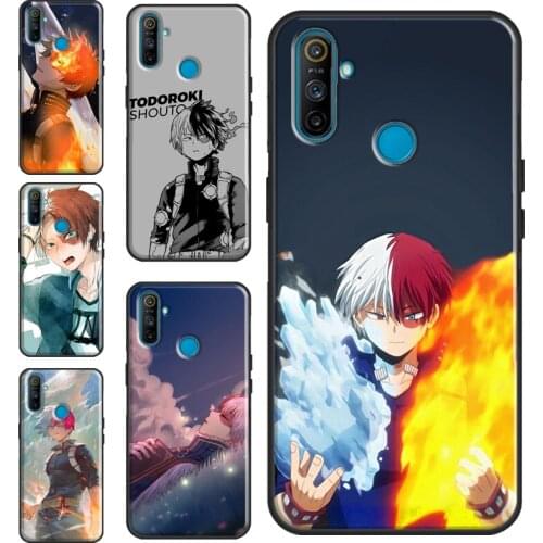 My Hero Academia Todoroki Shouto Cover For OnePlus 9R 8T Nord 7 8 9 Pro Case For Realme 8 Pro 6 7 Q3 C3 C11 C21 C15 GT Neo